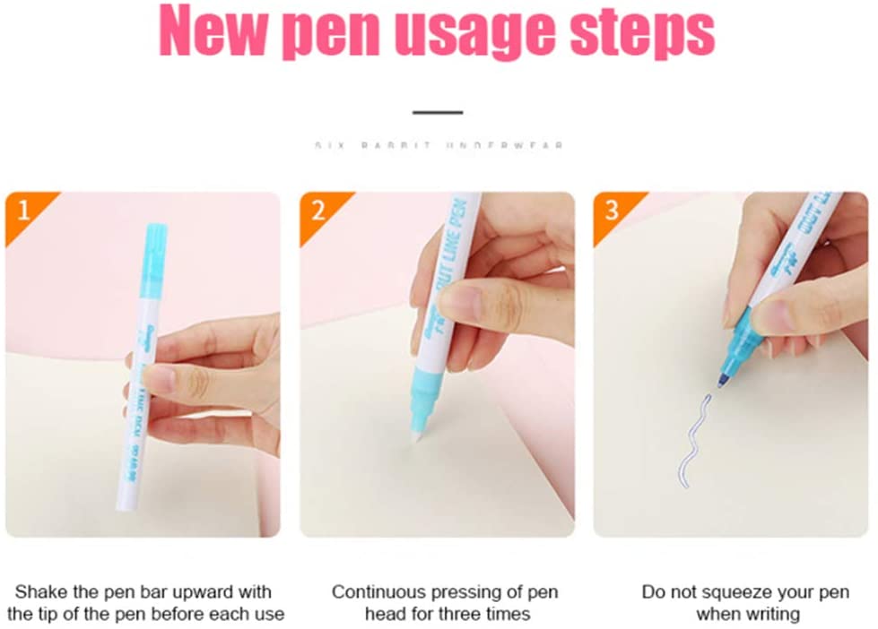 Double Line Contour Color Pen