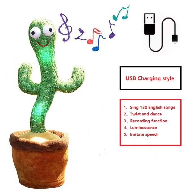 Talking Cactus Singing & Dancing Plush Toy
