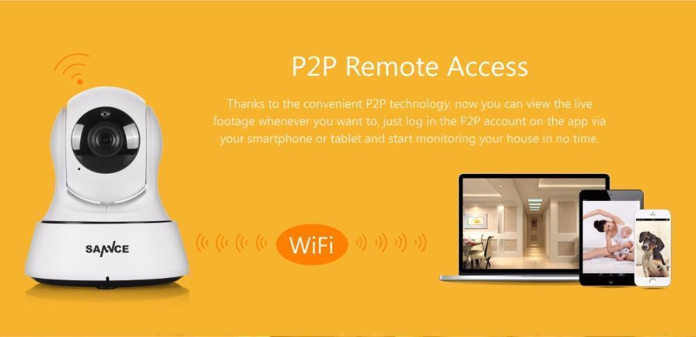 Smart 720P Wireless PT Security Camera