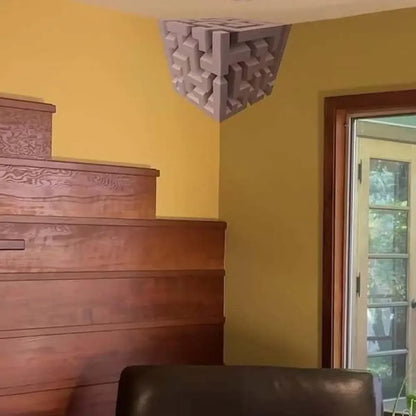 3D Optical Illusion Wall Corner Sticker