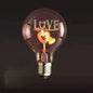 Vintage Art Light Bulb