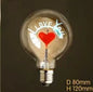 Vintage Art Light Bulb
