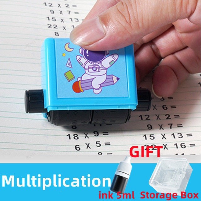 Reusable Math Roller Stamp