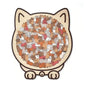 Cozy Cat Crowd Wooden Jigsaw Puzzle