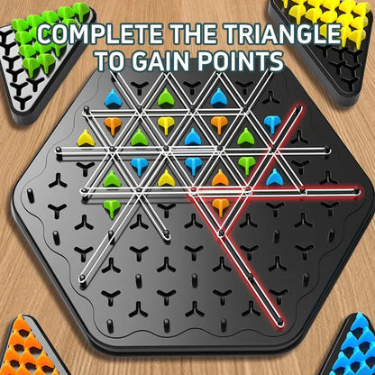 Geometry Chain Triangle Chess Puzzle