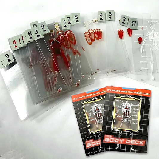 The Body Deck™ – Transparent 3D Anatomy Playing Cards