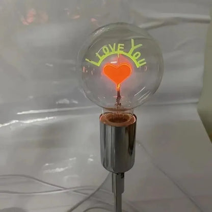 Vintage Art Light Bulb