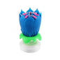 Flower Rotating Happy Birthday Candle