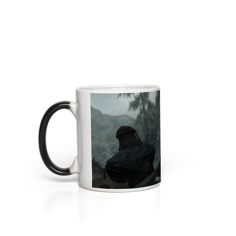 Hey, You You're Finally Awake Heat Changing Mug