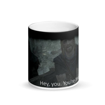 Hey, You You're Finally Awake Heat Changing Mug