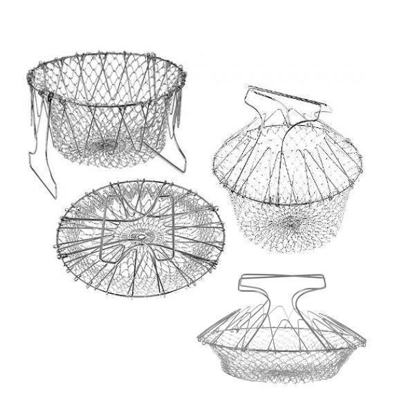 Stainless Steel Flexible Kitchen Basket