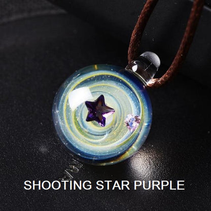 Cosmic Handmade Galaxy Glass Pendant (22 Designs)