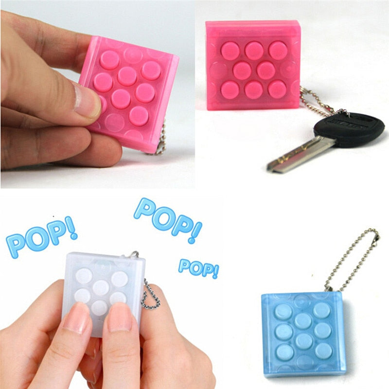 Mugen Puchi Puchi Endless Pop Pop Infinite Bubble Wrap Relieve Stress Key Chain