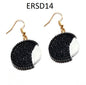 Handmade Resin Cookies Macaron Cake Food Donuts Drop Earring For Women