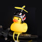 Silica Little Duck Shape Bicycle or Car Duck Bell Yellow Rotary Paddle Helmet