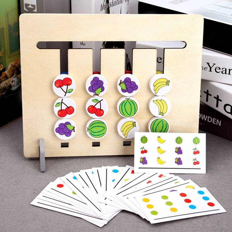 Colors & Fruits Matching Montessori Wooden Toy