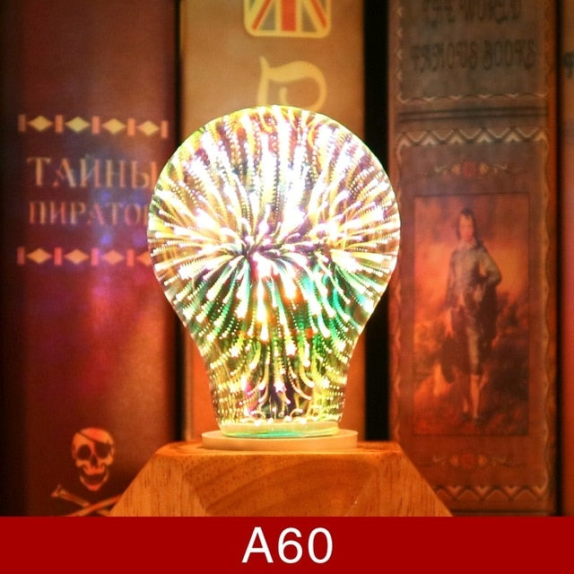 LED Fireworks 3D Bulb