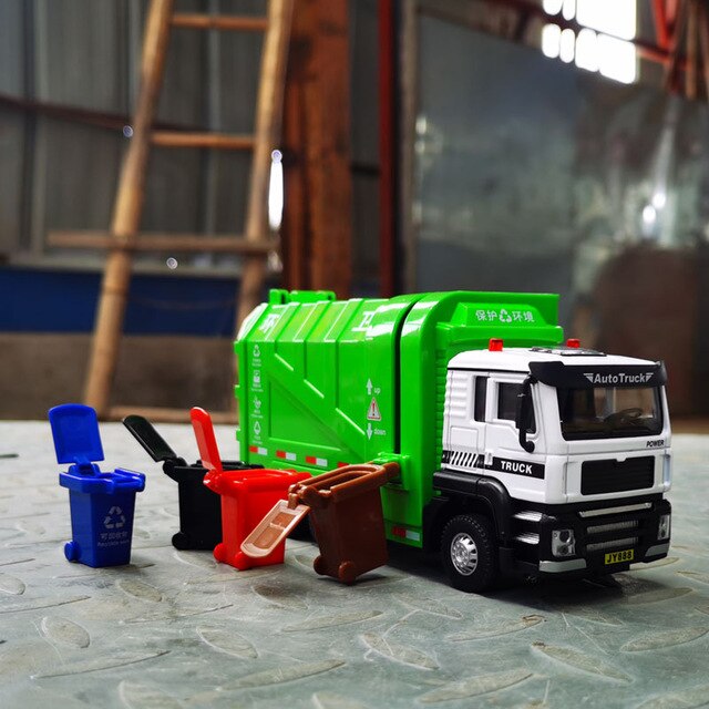 Garbage Truck Toy Model