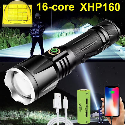 60000LM Most Powerful LED Flashlight