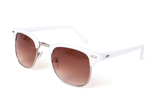 Half Metal Mirror Sunglasses 16 Colors