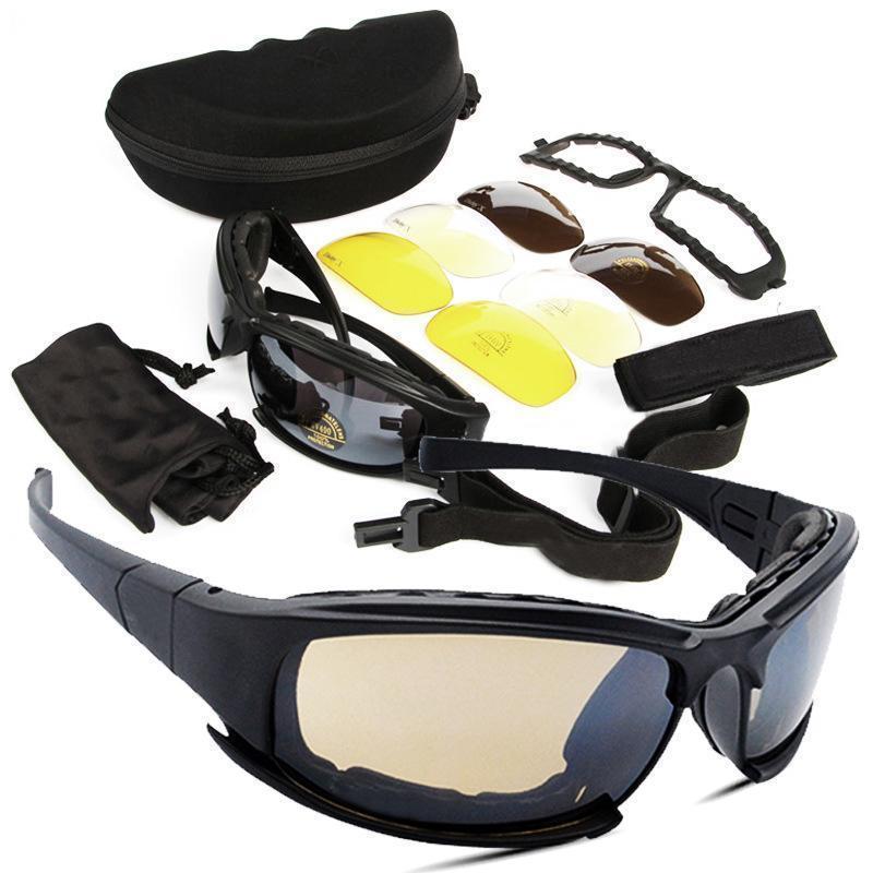 Polarized X7 Tactical Shatterproof USA Military Goggles