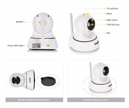 Smart 720P Wireless PT  Security Camera