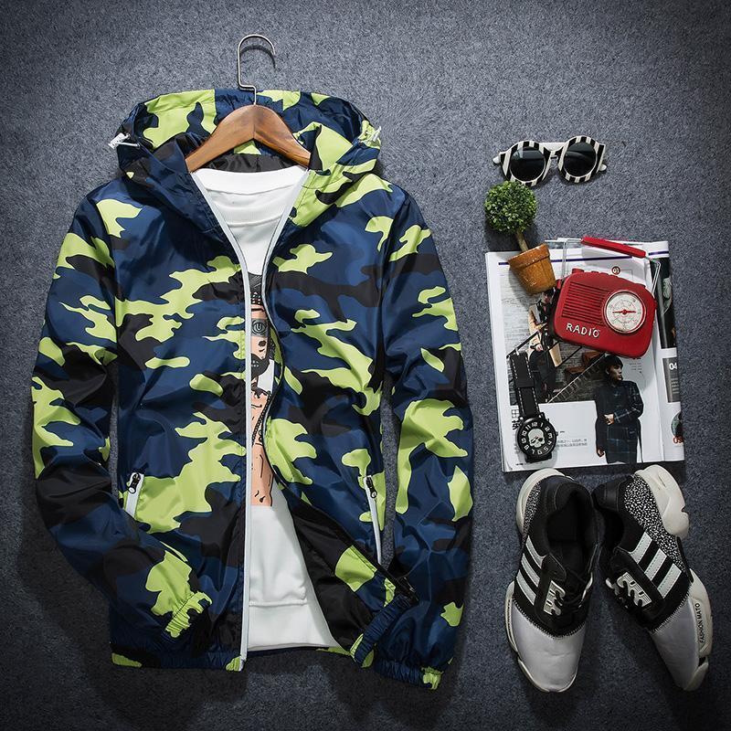 Military Canvas Windbreaker Jacket