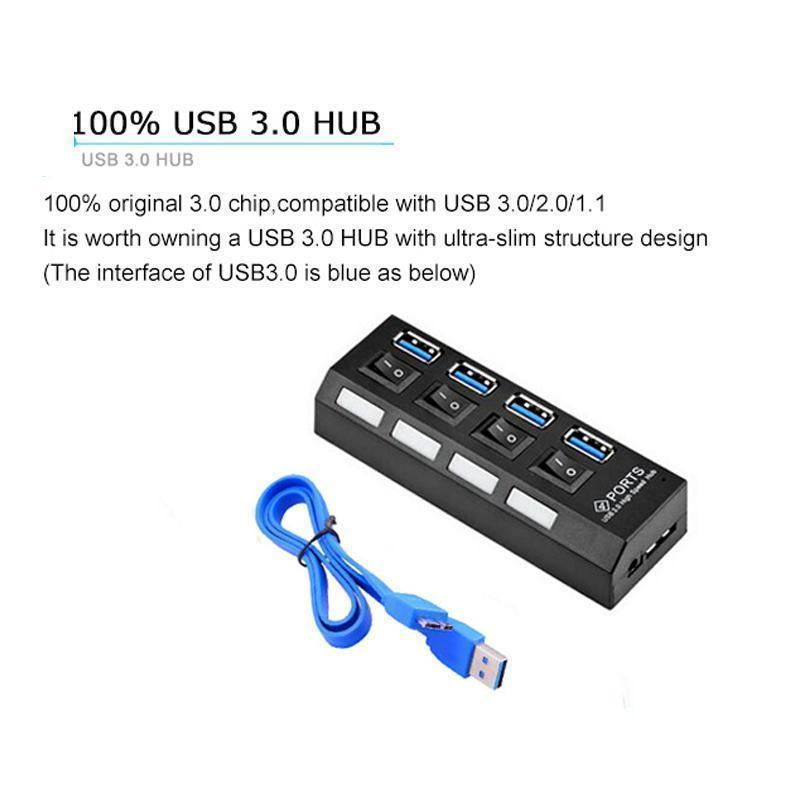 7 USB Ports Hub 3.0