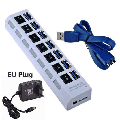 7 USB Ports Hub 3.0