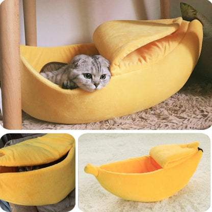 Banana Shape Pet Dog Cat Bed House