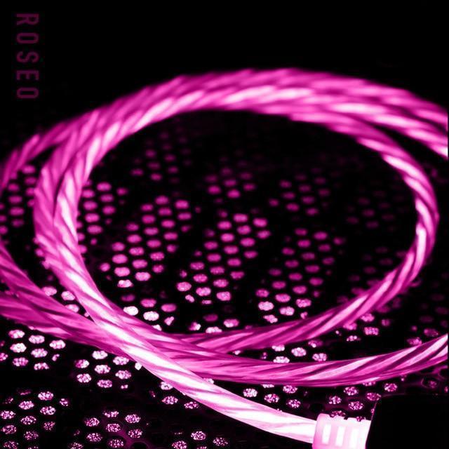 LED Flowing Light Charging Cable