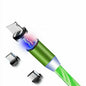 Magnetic Absorption LED Flowing Light Fast Charging Cable