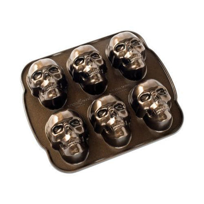 Haunted Skull Cakelet Pan